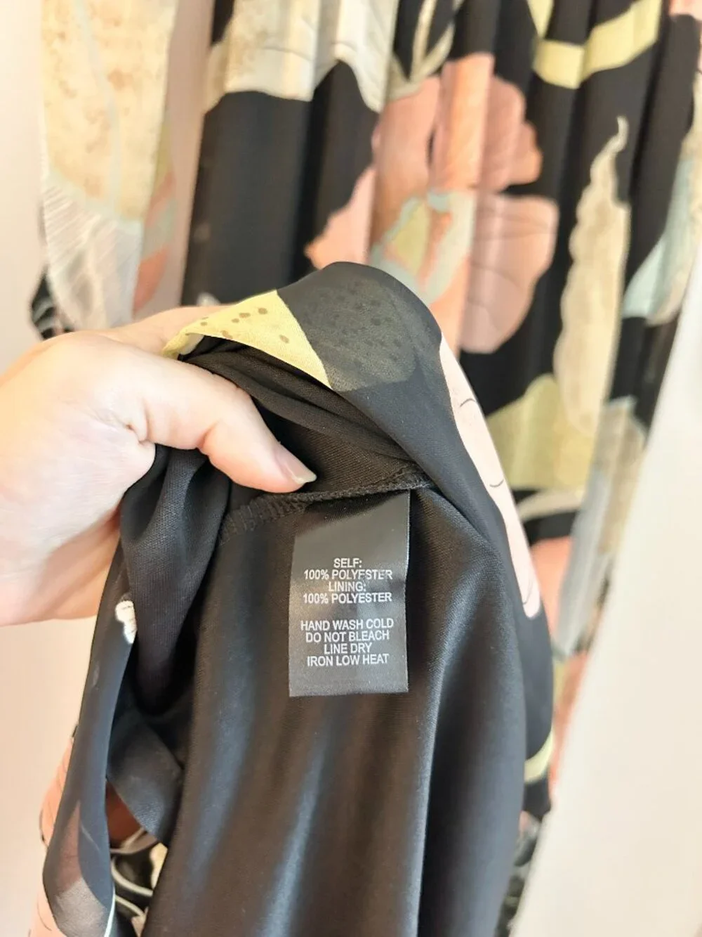 Lulus Wondrous Water Lilies Black Floral Print Maxi Dress Size XS